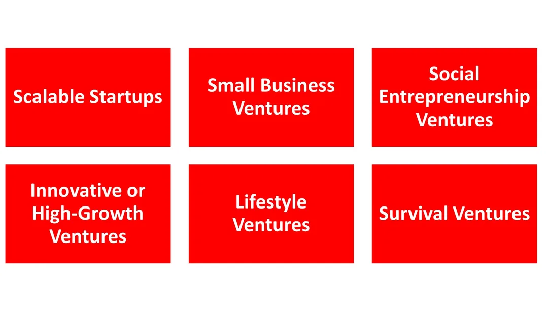 Categories of business ventures